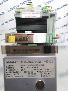 Indramat TDM 3.2-030-300-W1 233713 Servo Controller - Picture 1 of 8