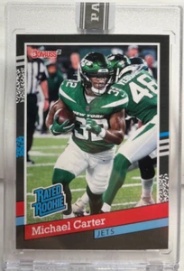 Michael Carter 2021 Panini Instant Rated Rookie Retro Schwarz Parallel RC #' D - Bild 1 von 2