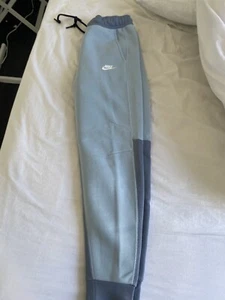 Nike Tech Fleece Sky Blue Tapered Sportswear Jogger Pants Mens Size Small New✅ - Picture 1 of 2