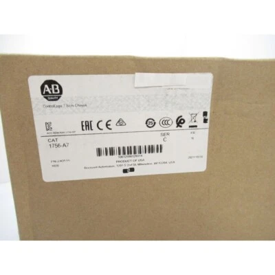1756-A7 SER C ControlLogix 7 Slots Chassis 1756A7 New Factory Sealed - Image 1 of 4