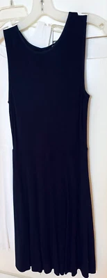 B44 Dressed by Bailey 44 'Mint Tea' Jersey Skater Dress XS Black - Image 1 of 4