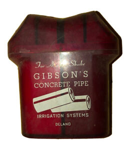 Gibson’s Concrete Pipe Irrigation Systems Delano, Ca Salt & Pepper Shaker 1960’s