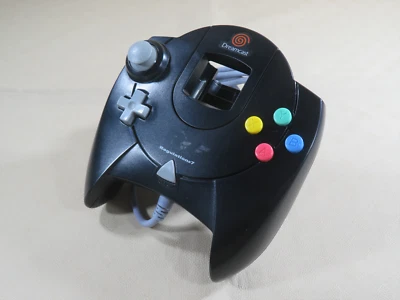 Dreamcast controller R7 black Sega DC Japan tested hkt-7700 games authentic jp - Image 1 of 4