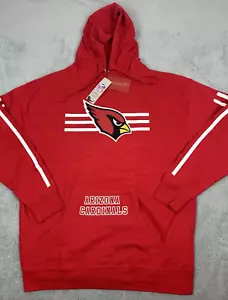 Arizona Cardinals Hombres Talla XXL Mitchell & Ness Rojo Sudadera con Capucha Pullover Rayas - Imagen 1 de 8