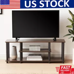 3-Tier Entertainment TV Stand up to 50 inch TV Living Room Entertainment Center - Picture 1 of 8