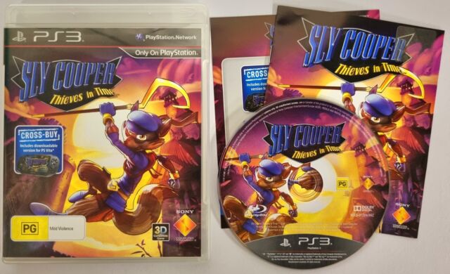 Sly Cooper: Thieves in Time (Sony PlayStation 3/PS3) Game CD+Case No Manual  VGC