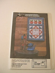 Grandmother's Favorite Banner Quilt Pattern The Pattern Factory by Sally Broeke - Picture 1 of 3