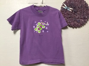 Camiseta Gráfica Niñas Talla 4T Aplique Morado Aruba Stephen Joseph 183 - Imagen 1 de 4