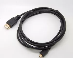 Micro HDMI hd Cable for Sony camcorder Handycam HDR-CX220 HDR-CX230 CX280 - Picture 1 of 6