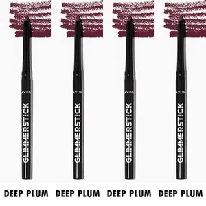 NEW Avon Glimmersticks Retractable Lip Liner / DEEP PLUM / SET OF 4 - Picture 1 of 12
