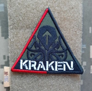 Patch Ukrainische Armee SWAT Bataillon Spezialeinheiten KRAKEN SOF Kriegsabzeichen Haken - Bild 1 von 4