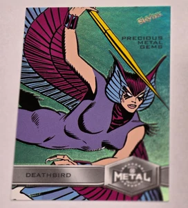 2020 Upper Deck Marvel X-Men Precious Metal Gems PMG Green #180 Deathbird /10 - Picture 1 of 2