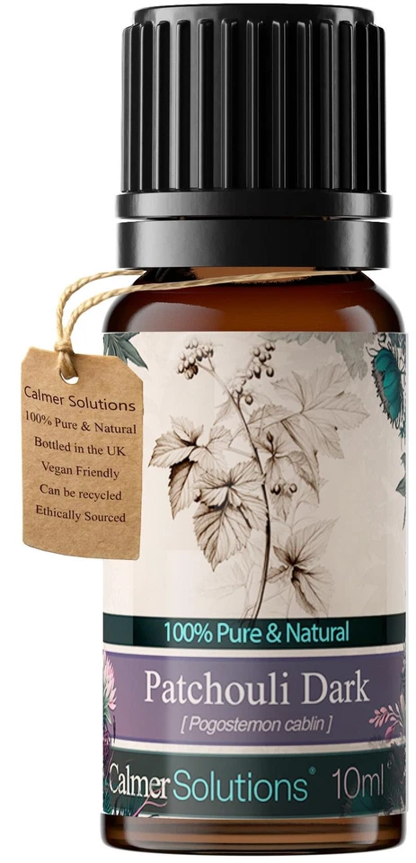 Calmer Solutions Patchouli Dark Aromatherapy Essential Oil 10ml 100% Pure