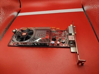 ATI Radeon HD3470 256MB PCIE Video Card w/ S-Video DMS59 0X398D - Image 1 of 4