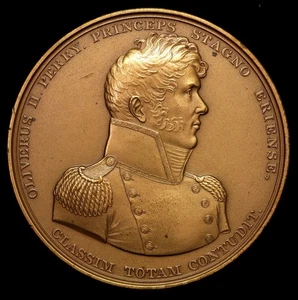 Oliverus H. Perry British Fleet Capture Lake Erie US Mint List No. 510 Medal 65m - Picture 1 of 2
