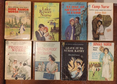 LOT OF 8 VINTAGE ACE NURSE PB 1960'S VG OR BETTER - Image 1 of 3