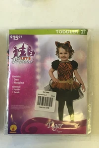 Naranja Negro Tul Tigre Disfraz Niño Diadema NUEVO 2t Halloween Niño - Imagen 1 de 2