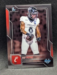 Evan Pryor 2025 Bowman University Cromo Cincinnati #118 1er - Imagen 1 de 2
