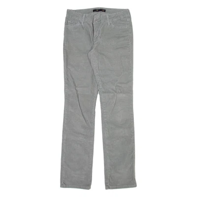 Pantalón de pana gris ajustado recto LEVI'S W28 L31 para mujer Foto 1 de 4