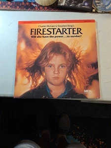 LaserDisc Movie Stephen King Firestarter Drew Barrymore George C Scott 1985... - Picture 1 of 14