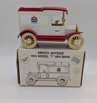ERTL Amoco Replica Ford 1913 Model T Van - Die Cast Coin Bank  - Image 1 of 4