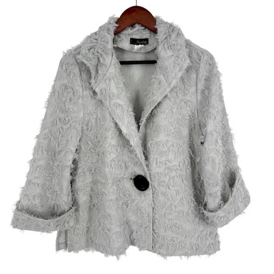 Moonlight Talla Pequeña Usable Arte para Usar Gris Chaqueta Difusa Blusa Camisa Prenda para el torso Foto 1 de 4