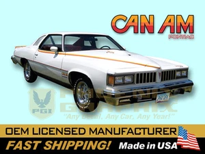 1977 Pontiac LeMans Can Am Stripes Decals Graphics Kit - Bild 1 von 1