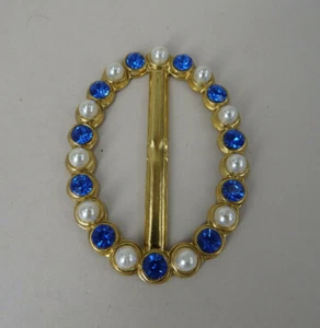 Paul Eiselt & Sohn, Neugablonz = Art Deco Gürtelschnalle Perlen (66063) - Bild 1 von 1