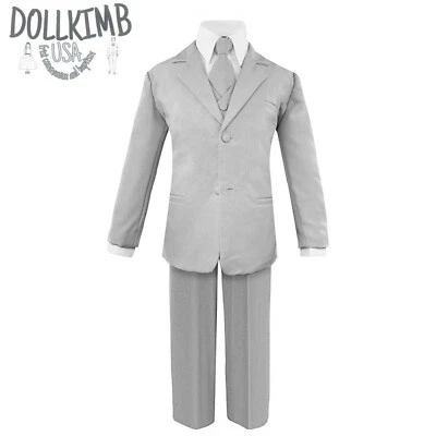 Traje de bebé niño formal, traje para niño bautizo.S-20 ESPECIAL traje negro o blanco Foto 1 de 4