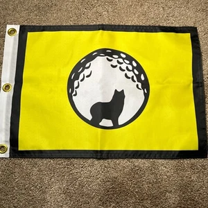 THE WOLF COURSE AT PAIUTE GOLF RESORT PIN FLAG W GROMMETS PGA TOUR TIGER WOODS - Picture 1 of 2