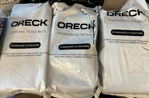 75 Ct Oreck XL PK800025 Upright Vacuum Bags 2000 8000 9000 commercial Free Ship - Picture 1 of 2