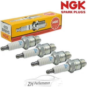 4 candele NGK 4322 BR8HS per Hercules KTM Malaguti Piaggio Sachs Yamaha - Foto 1 di 3