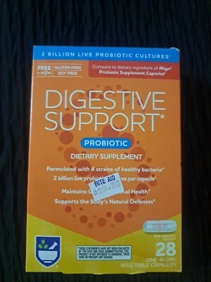 Rite Aid Probiótico Apoyo Digestivo 28 Cápsulas Cada 1/2026+ Foto 1 de 4