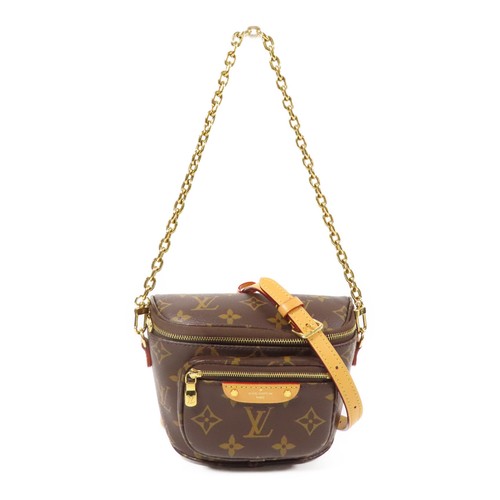 LOUIS VUITTON（LV） Borsa a tracolla Louis Vuitton LV GHW Mini Bumbag M82335 Monogram Marrone