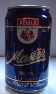 AGUILA MASTER 33CL 5,5% MADRID Lata vacia empty can leere dose lattina vuota - Picture 1 of 1