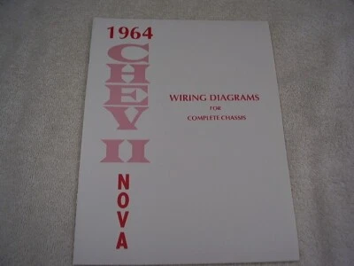 1964  CHEVROLET  NOVA  CHEVY  II  WIRING DIAGRAM MANUAL - Изображение 1 из 2