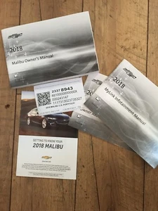 2018 CHEVROLET MALIBU OWNERS MANUAL SET COMPLETE ORIGINAL 23378943 - Picture 1 of 2