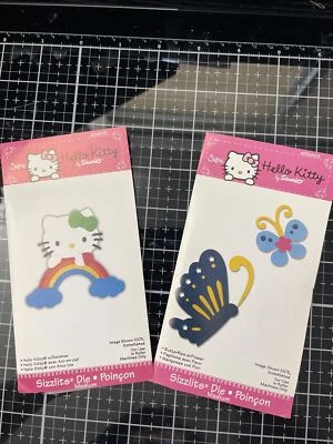 Sizzix Sizzlits Die Sanrio Hello Kitty 2008 Rainbow #655875 New Retired RARE - Image 1 of 4