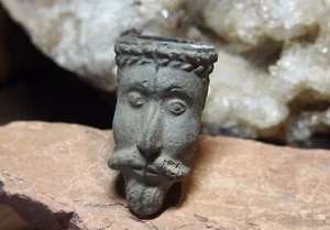 Francia, Pipa da Collezione Braciere IN Terra Cotta Nera - Bild 1 von 2