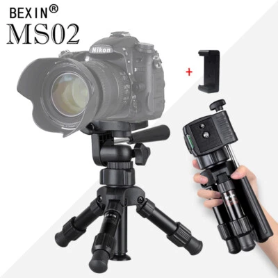 MS02 Mini Portable Table Top tripod Aluminum Ball head for DSLR Camera Phone - Image 1 of 4