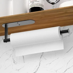 Küchenrollenhalter, 33Cm Küchenrollenhalter Wand Selbstklebend Oder Bohrbar, Küc - Bild 1 von 8