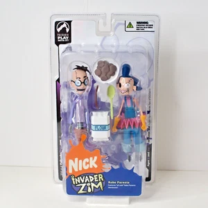 Robo Genitori Figure Invasore Zim Serie 2 Palizzate Giocattoli Nickelodeon Sigillato - Foto 1 di 8