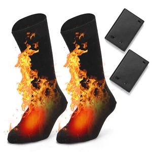 Electric Heated Socks Battery Powered Cold Weather Heat Socks for Men and Women - Picture 1 of 11