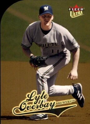 2004 Fleer Ultra GOLD MEDALLION #279 Lyle Overbay MILWAUKEE BREWERS - Image 1 of 2
