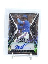 Dwight Gooden 2023 Leaf Exotic Baseball DEER Auto #'d /3 Mets