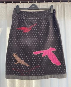 Woman’s Grey Velvet Skirt by White Stuff UK 10 - Picture 1 of 3