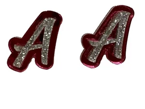 Pendientes de poste personalizados personalizados nombre corte láser bonitos pernos cualquier letra inicial - Imagen 1 de 9