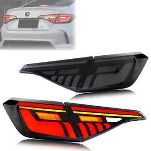 LED Tail Lights for Honda Civic 11th Gen 2022-2026 Sedan V2 Rear Lamps Assembly - Picture 1 of 5