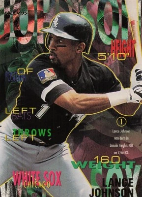 1995 Fleer #121 Lance Johnson - Image 1 of 2