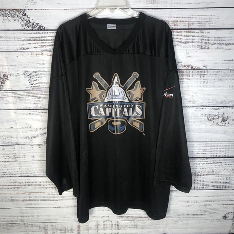 Vintage Washington Capitals NHL Jersey Verizon Promo Stadium Giveaway Men’s XL Cover